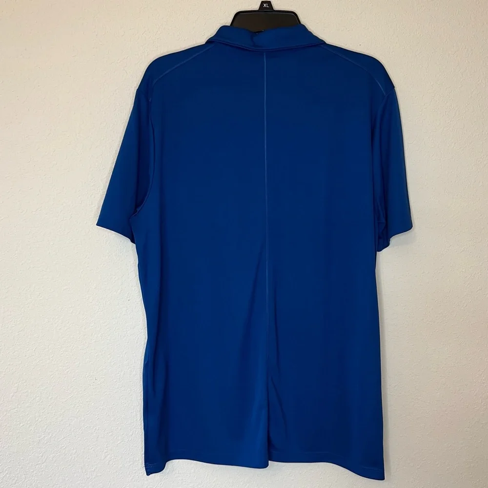 Nike mens Dri-Fit golf polo in blue size large